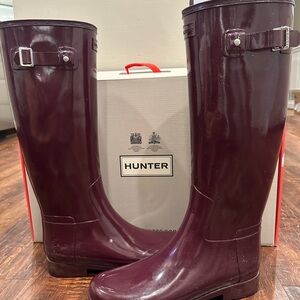 Hunter Women's Winter & Rain Boots - Burgundy